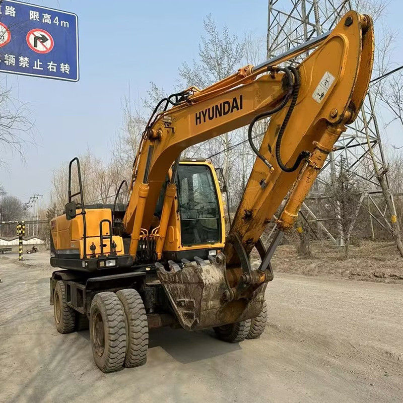 Hyundai Origin Machine Wheel Excavator Used 150W-9 Excavators for Sell