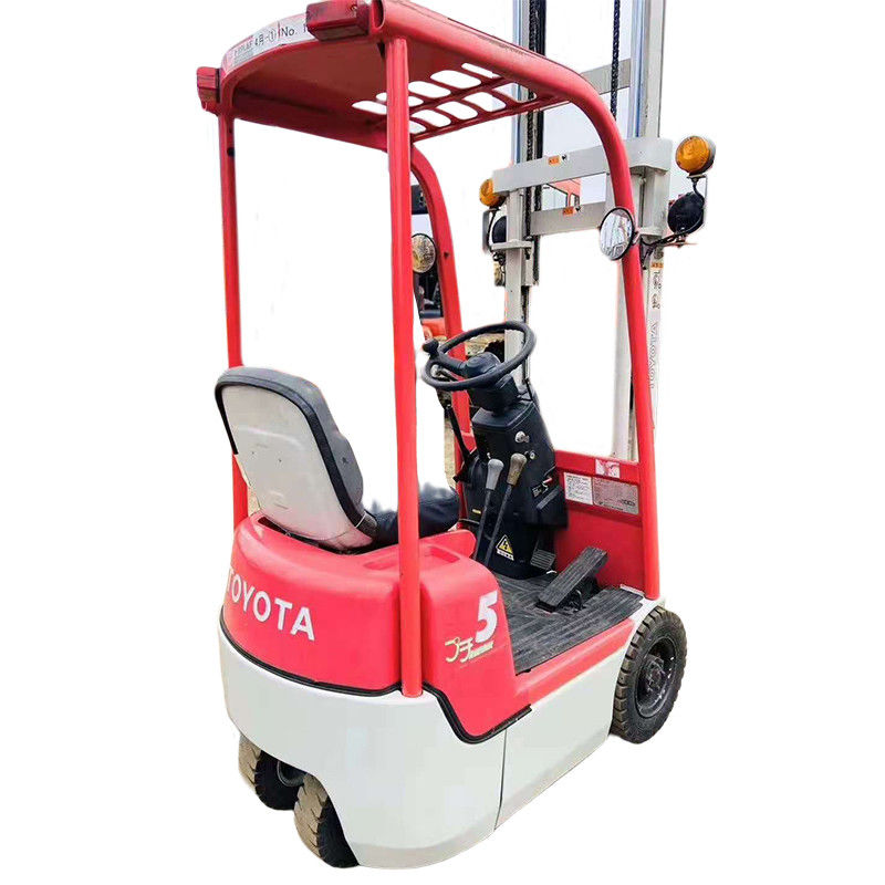 Warehouse Material Handling 0.5ton Used Toyota Electric Forklift with Fork Width 150m