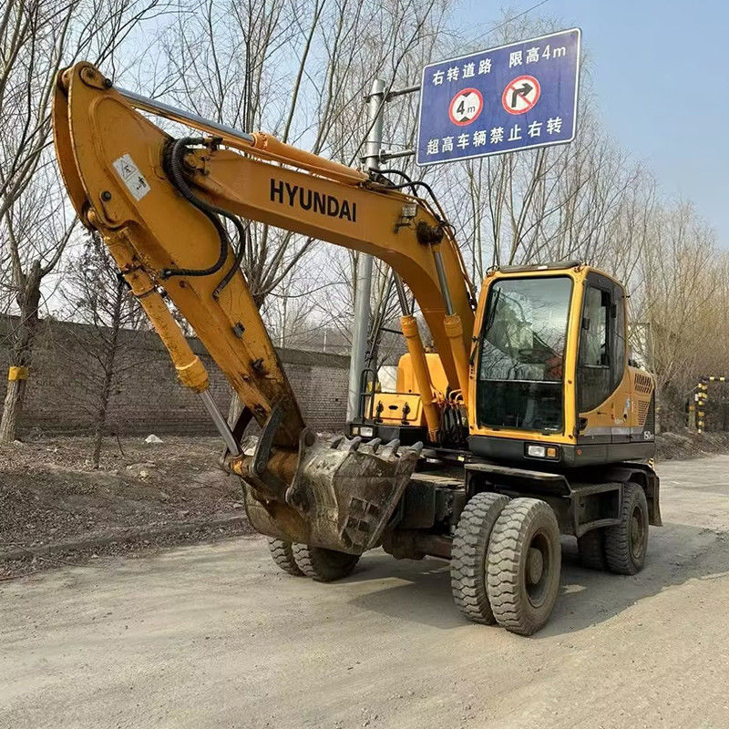Hyundai Origin Machine Wheel Excavator Used 150W-9 Excavators for Sell