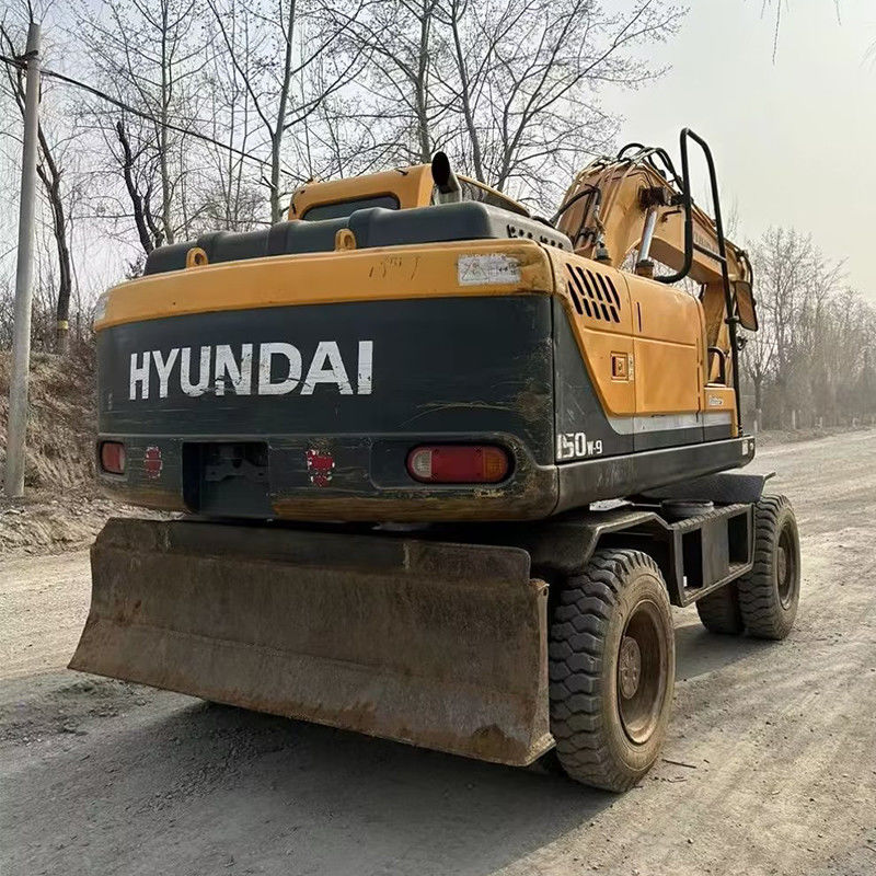Hyundai Origin Machine Wheel Excavator Used 150W-9 Excavators for Sell