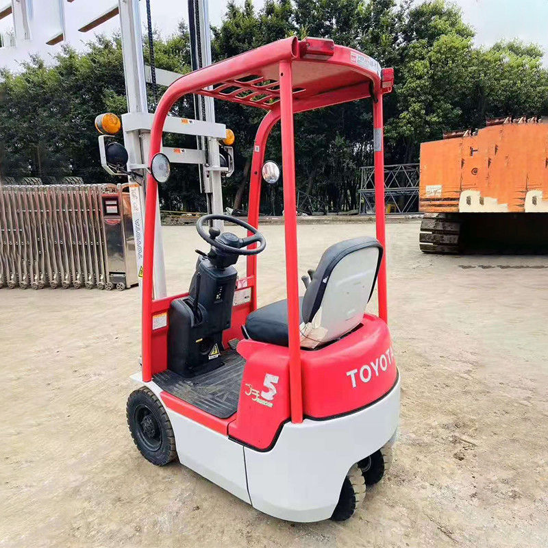 Warehouse Material Handling 0.5ton Used Toyota Electric Forklift with Fork Width 150m
