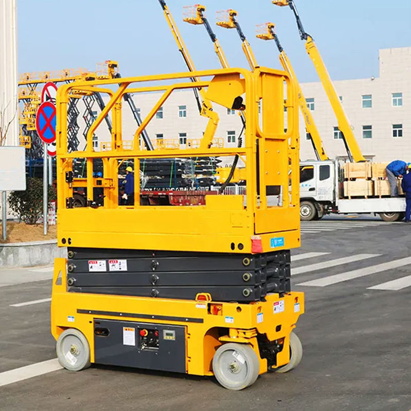 Portable Scissor Lift 1550 kg Heavy Duty Mobile Electric Work Platform Lifting Tools