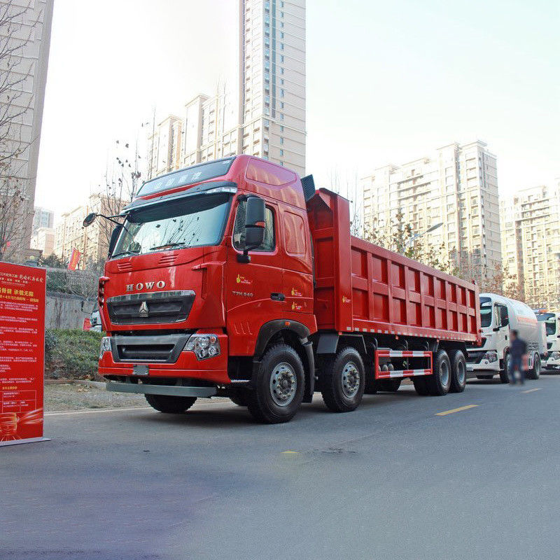 HOWO Sinotruck 8*4 Drive Dump Truck for Engineering Transportation Manual Air Conditioner