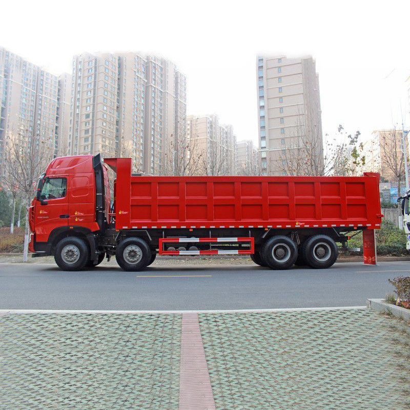 HOWO Sinotruck 8*4 Drive Dump Truck for Engineering Transportation Manual Air Conditioner