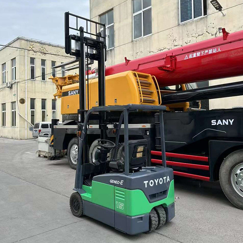 Electric Forklift Loading 1.5Ton 1070mm Fork Length Toyota Used Mobile Fork Lift