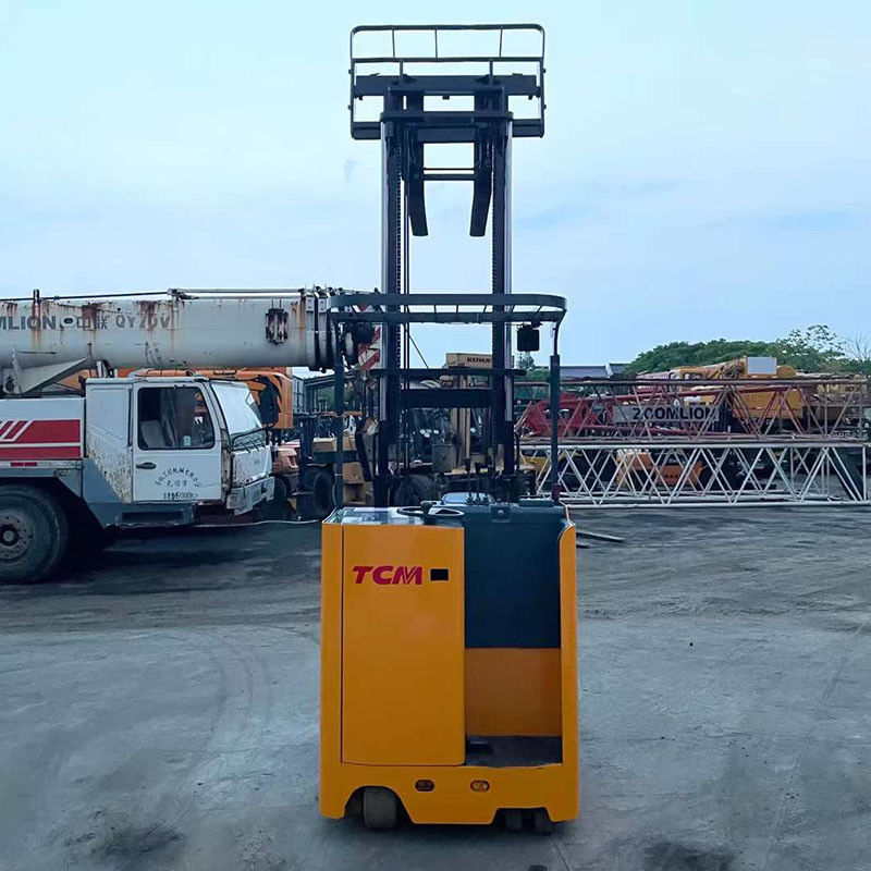 1 Ton Electric Forklift Used TCM Lifting Height 1.6m-3.5m with Flexible Maneuverability