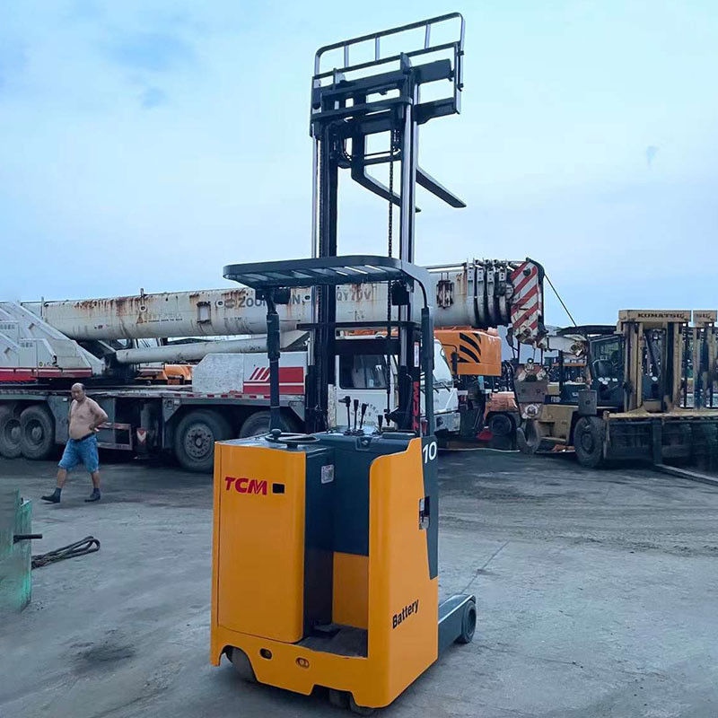 1 Ton Electric Forklift Used TCM Lifting Height 1.6m-3.5m with Flexible Maneuverability