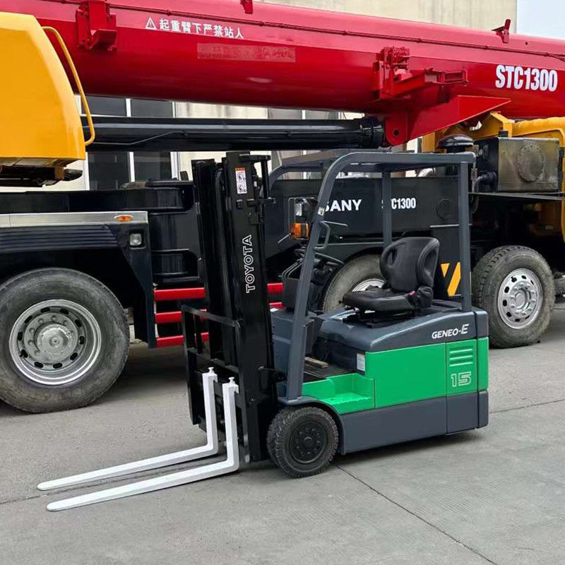 4-Wheel Drive Electric Forklift 1 Ton 1.5 Ton 2 Ton Used Toyota with 1070mm Fork Length