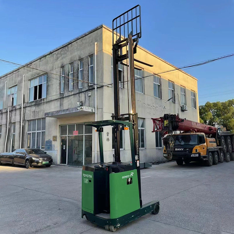 Non-slip Off-road Tire High Reach Self Loading Portable Electric Forklift for 1.5 Ton