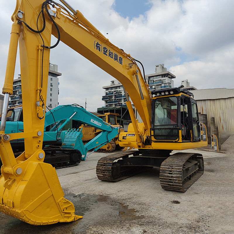 20 Ton Operating Weight Komatsu PC200 Excavator with Original Color Second Hand