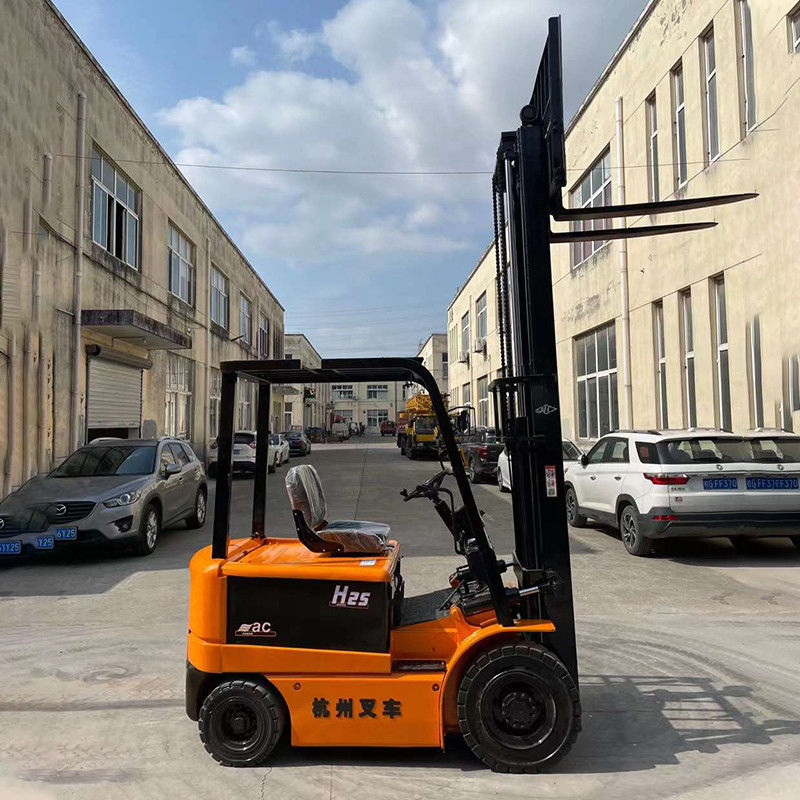 2 Door Frames 4-Wheel Drive All Terrain Electric Forklift 2.5 Ton Used Lithium Battery