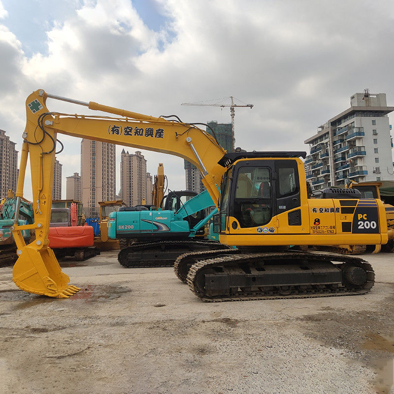 Used Komatsu PC200 PC220-8 Crawler Excavator with Original Engine in Good Condition