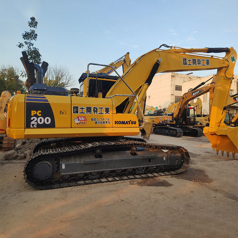 2017 Year Used Komatsu PC200 Excavator 20 Ton Crawler Excavator with Original Engine