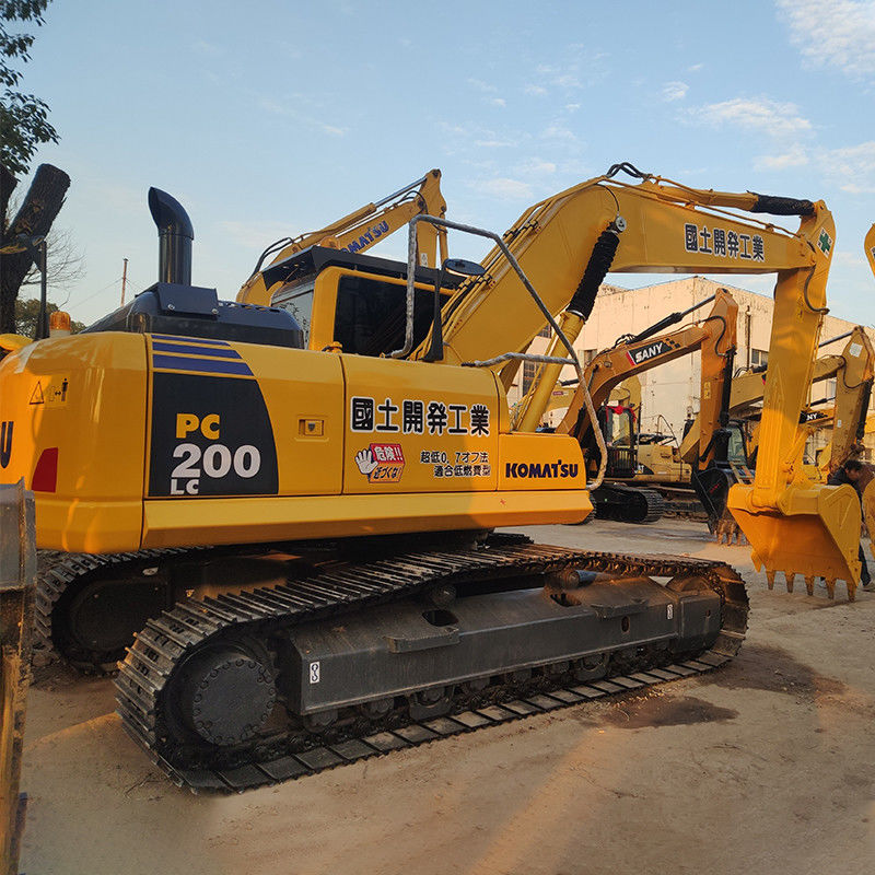 2017 Year Used Komatsu PC200 Excavator 20 Ton Crawler Excavator with Original Engine