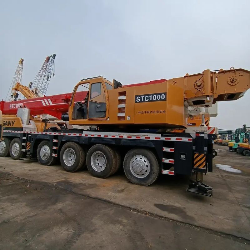 Top STC1000T 100ton Heavy Duty Hydraulic Truck Crane with Max. power of 353/1900kW/rpm
