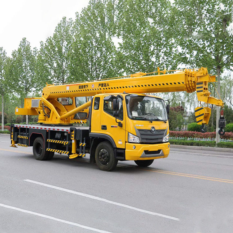 Horse-Power 160HP Yellow 12-15 Ton Crane Lifting Equipment Truck Crane Used Crane Truck
