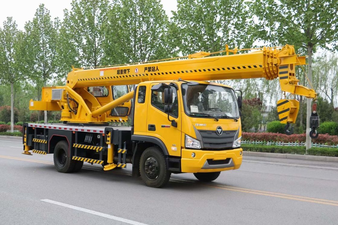 Horse-Power 160HP Yellow 12-15 Ton Crane Lifting Equipment Truck Crane Used Crane Truck