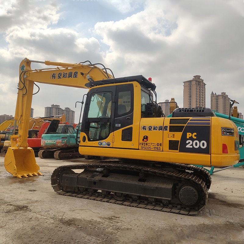 Komatsu PC200-8 Excavator 20 Ton Crawler Excavator with Maximum Digging Depth of 6620 mm