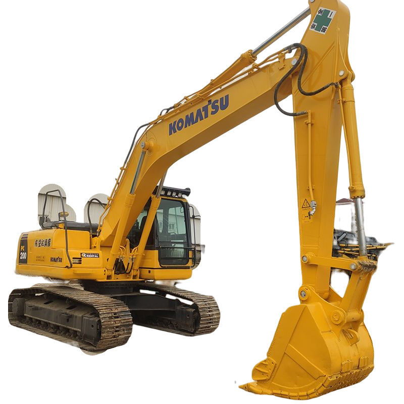 Komatsu PC200-8 Excavator 20 Ton Crawler Excavator with Maximum Digging Depth of 6620 mm