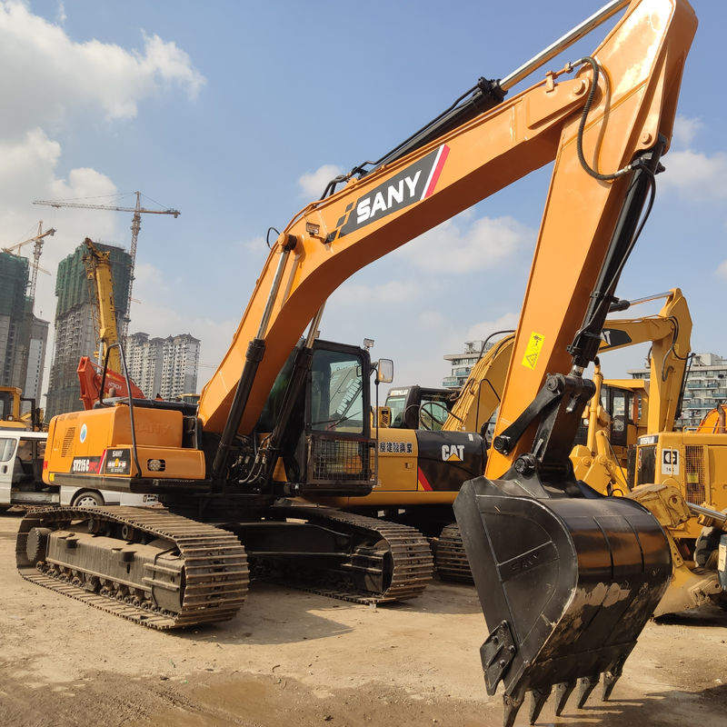 Used Sany 215C Excavator Digger Machinery with 21 Tons Tonnage and 21900 KG Weight