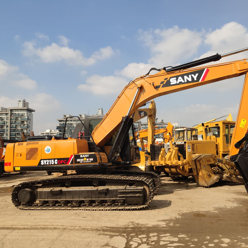 Used Sany 215C Excavator Digger Machinery with 21 Tons Tonnage and 21900 KG Weight