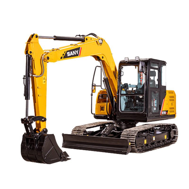 SANY 75C Sy75C Pro Second Hand Excavator Used Crawler Excavator Small Digger 7 Ton