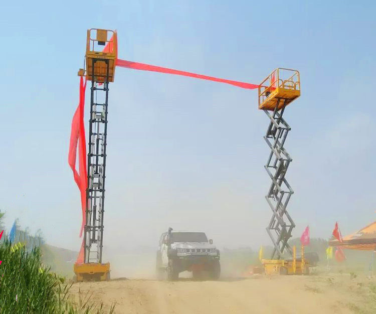 12m Electric Platform Scissor Lift with Lift Mechanism and Table Size 2277x1120mm