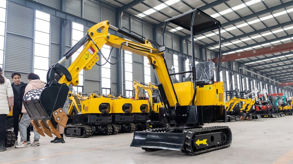 8.2 kW Diesel Engine 0.8-1 Ton Mini Excavator with Maximum Digging Depth of 1650mm