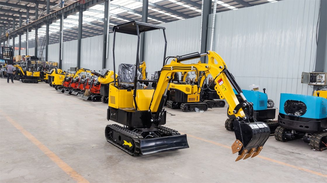 8.2 kW Diesel Engine 0.8-1 Ton Mini Excavator with Maximum Digging Depth of 1650mm