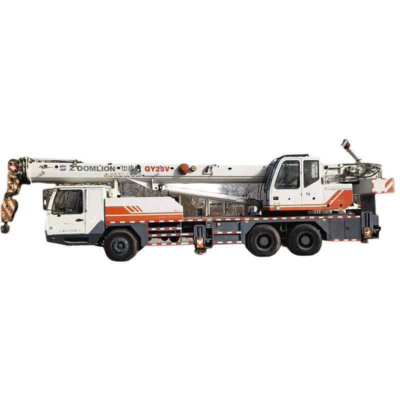 White 39m Super Crane Machine 25 Ton Truck Crane Zoomlion QY25V Used Mobile Truck Crane