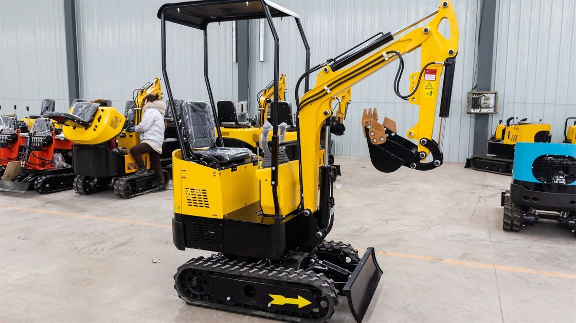 1 Ton Mini Excavator with Total Track Length of 1230mm and Advanced Hydraulic System