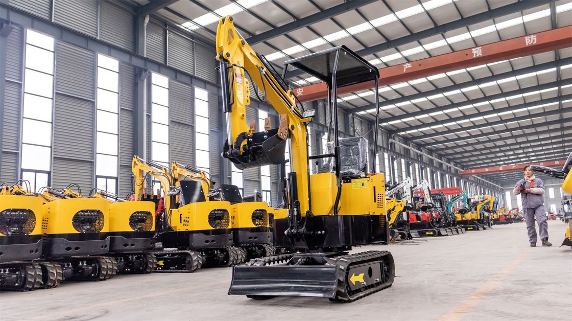 1 Ton Mini Excavator with Total Track Length of 1230mm and Advanced Hydraulic System