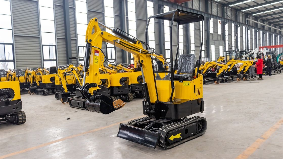1 Ton Mini Excavator with Total Track Length of 1230mm and Advanced Hydraulic System