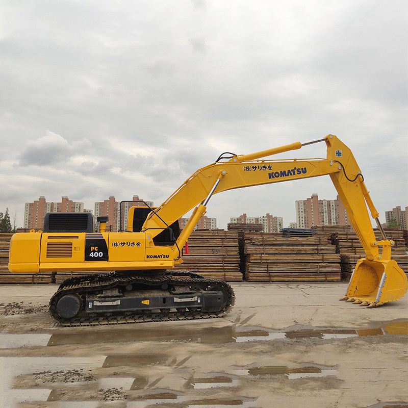90% Komatsu PC400-8 Hydraulic Crawler Excavator Full Cab Height 3285mm Original Japan