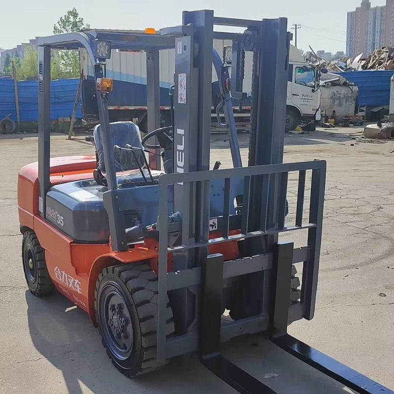 After Service Video Technical Support Heli 3 Tons Used Forklift Diesel Fork Length 1070mm