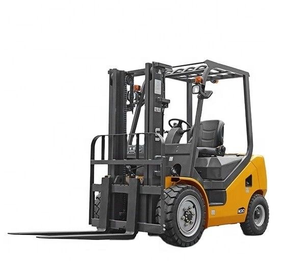 2.5 Tons 3 Ton Diesel Forklift with 1225mm Overall Width and 2400mm Turning Radius
