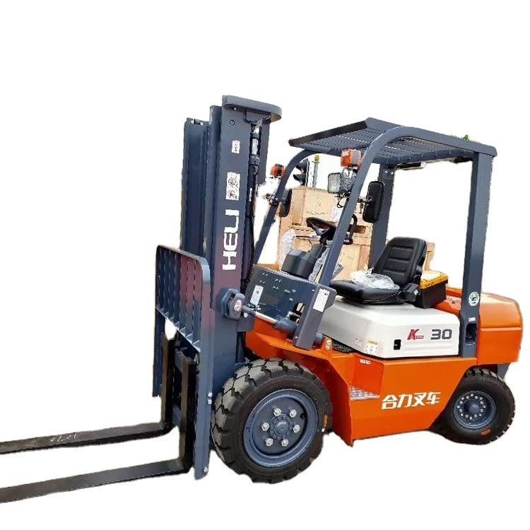 2.5 Tons 3 Ton Diesel Forklift with 1225mm Overall Width and 2400mm Turning Radius