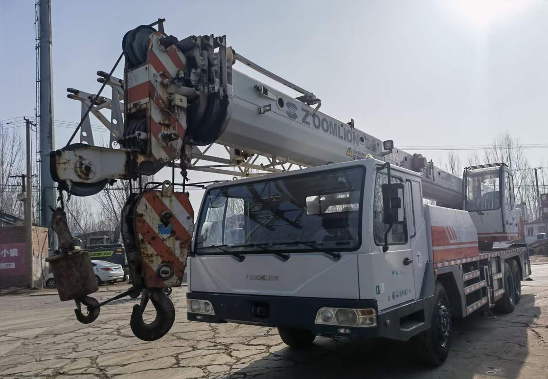 Zoomlion QY25V 25 Ton Left Hand Drive Used Knuckle Boom Crane Truck and Hydraulic Pump