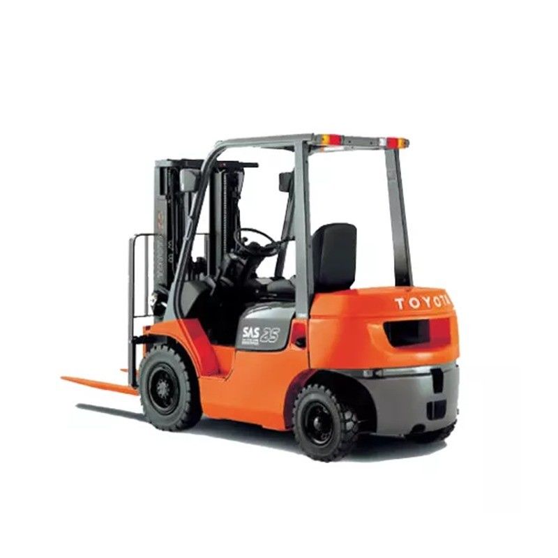 2WD 4WD 3 Ton Toyota Used Forklift with 2 Stage Mast and 24V Forklift Rotating Forks