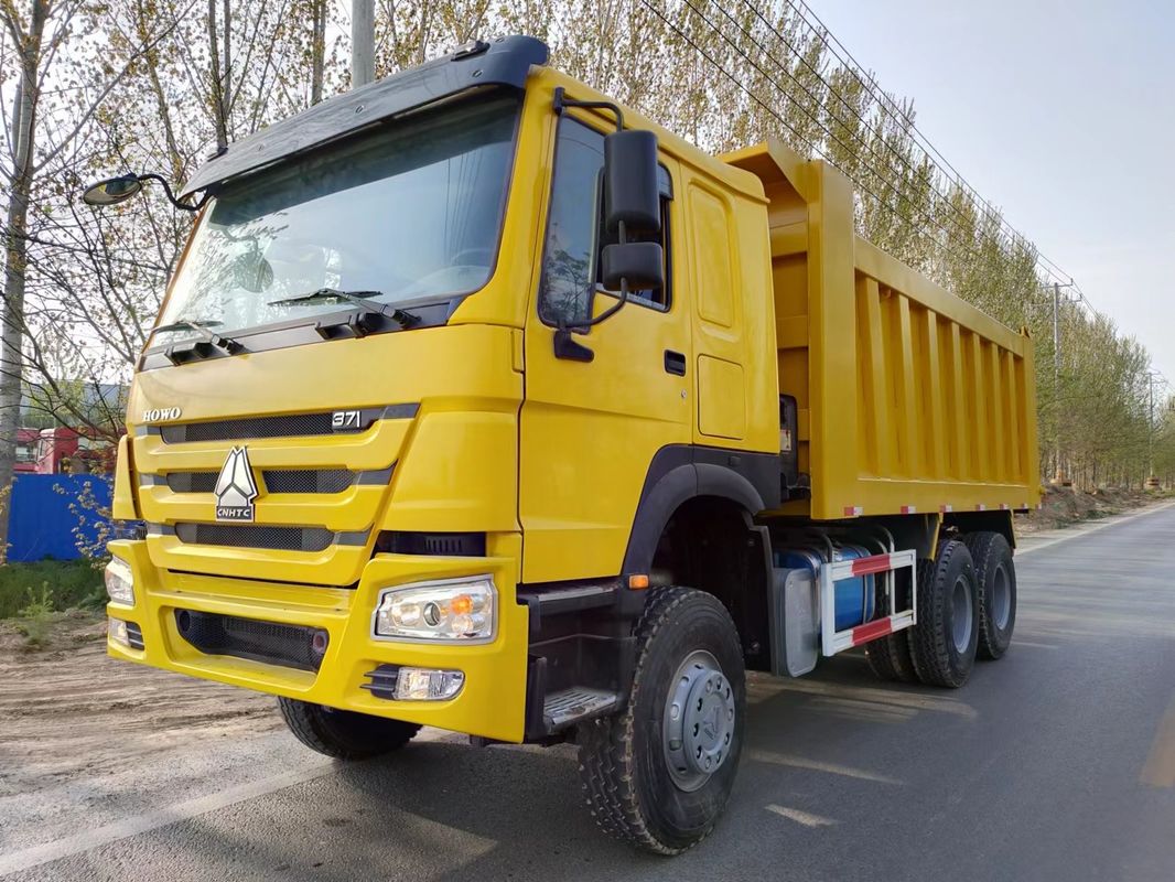 Used HOWO 6x4 Tipper Truck Dump Truck with 6 Cylinders and 126000kg Curb Weight