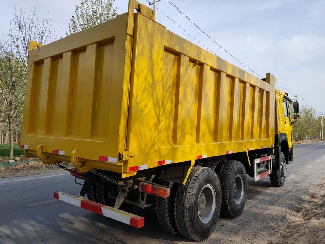 Used HOWO 6x4 Tipper Truck Dump Truck with 6 Cylinders and 126000kg Curb Weight