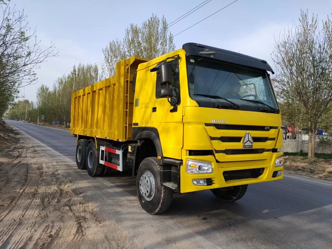 Used HOWO 6x4 Tipper Truck Dump Truck with 6 Cylinders and 126000kg Curb Weight