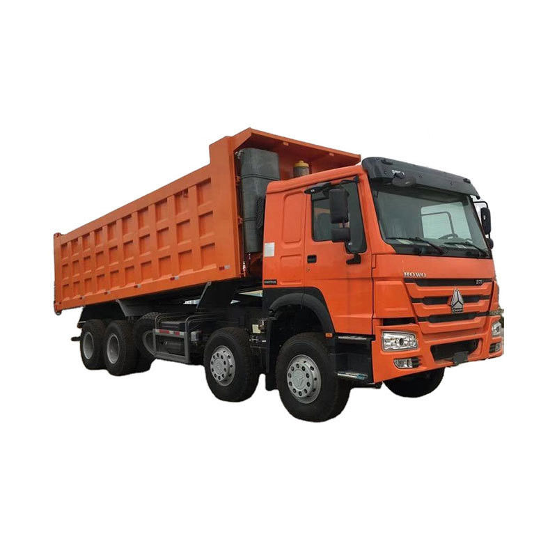 Manual Window SINO TRUCK 12 Wheeler LHD 50tons Second Hand 8x4 Used HOWO Tipper Dump Truck