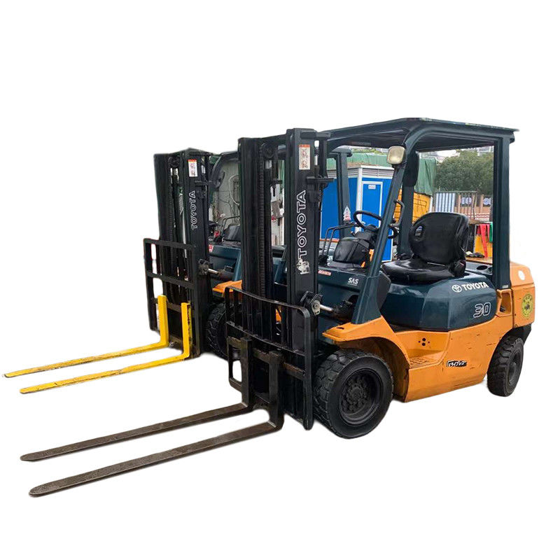Japanese Engine Hydraulic Diesel Toyota 3 Ton Used Forklift for Heavy Load Operations