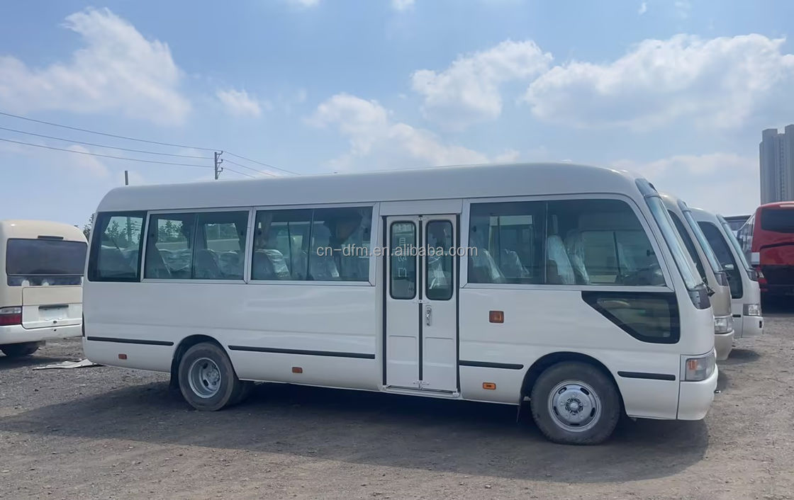 Toyota 19-29 Seats Off Road Diesel Coaster Bus Mini Bus with Max Torque 340Nm/rpm