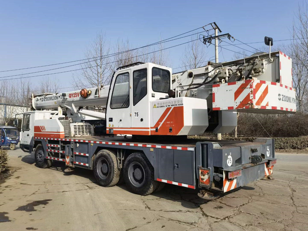 25 Ton Used Crane Machine with 1010KN.M Max. Lifting Load Mobile Wheel Truck Crane