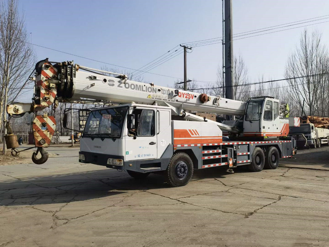 Max. Lifting Height 42.3M Zoomlion QY25 Mobile Truck Crane Second Hand 25 Ton Crane