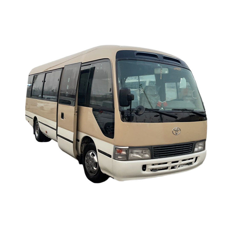 16-30 Seats Second Hand Coaster Mini Bus with Diesel Power and 6-8L Engine Capacity