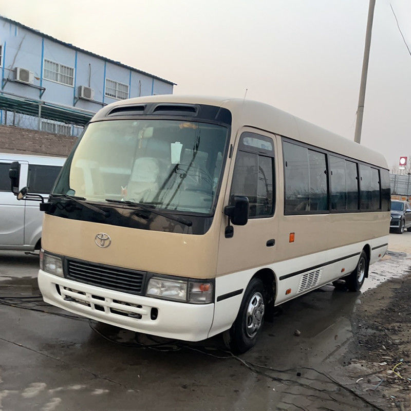 16-30 Seats Second Hand Coaster Mini Bus with Diesel Power and 6-8L Engine Capacity