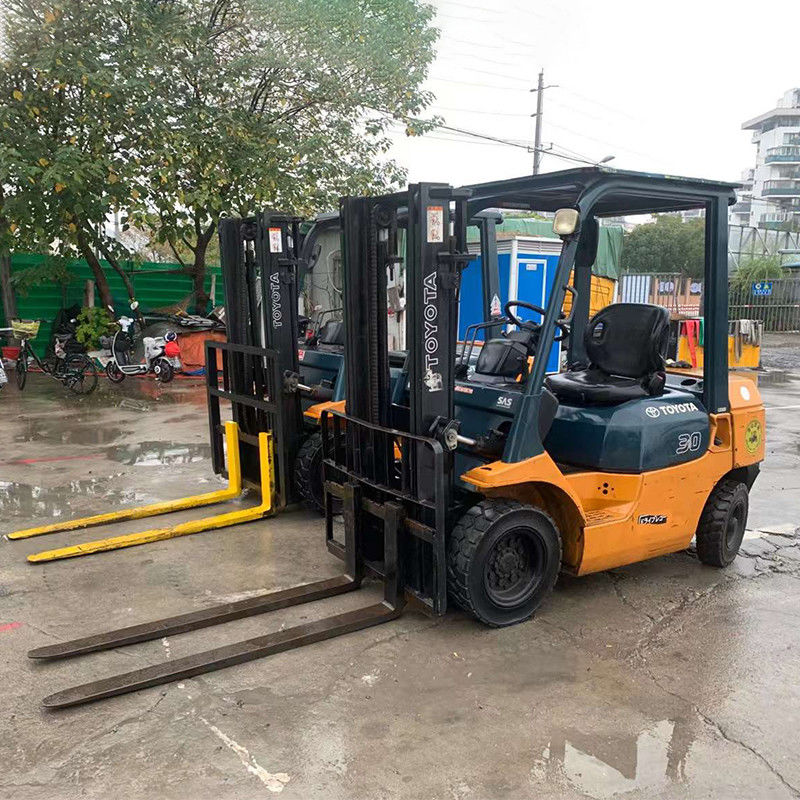3000 kg Weight Lifting Tools Triplex 3t Diesel Used Forklift with Sidesway in Pakistan